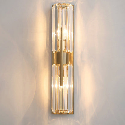 Applique Murale en Cristal | Élégance Contemporaine et Accents Scintillants