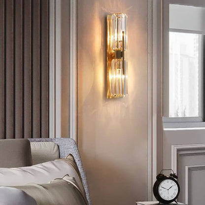 Applique Murale en Cristal | Élégance Contemporaine et Accents Scintillants