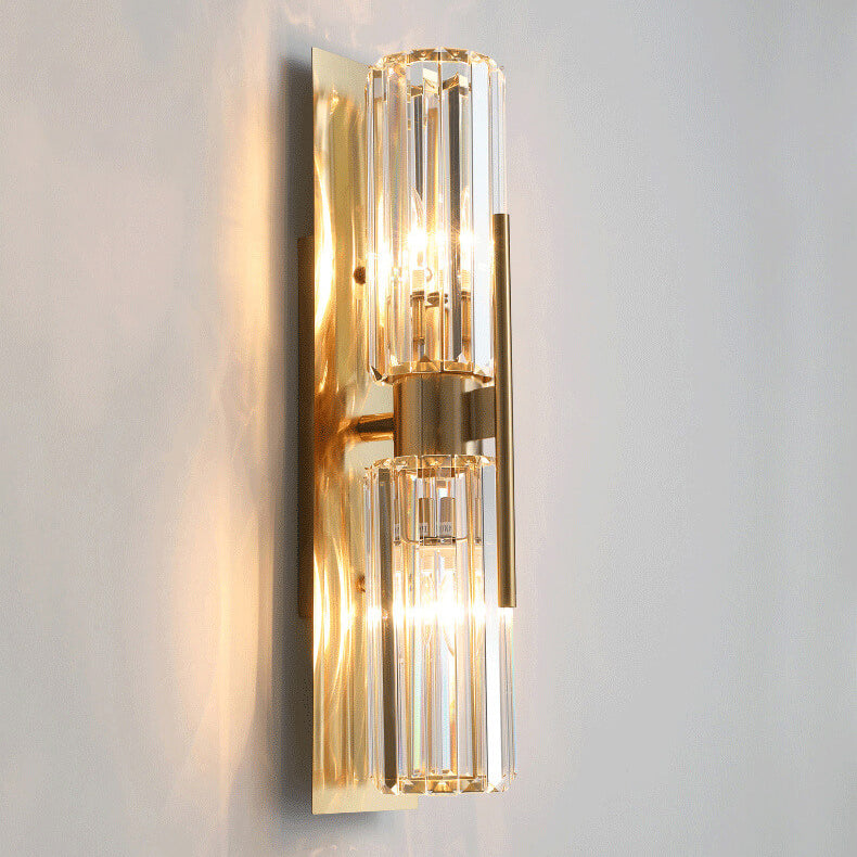 Applique Murale en Cristal | Élégance Contemporaine et Accents Scintillants