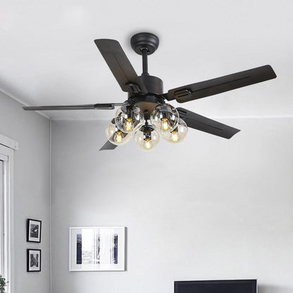 Ventilateur de Plafond en Verre | Circulation d'Air Silencieuse et Élégante