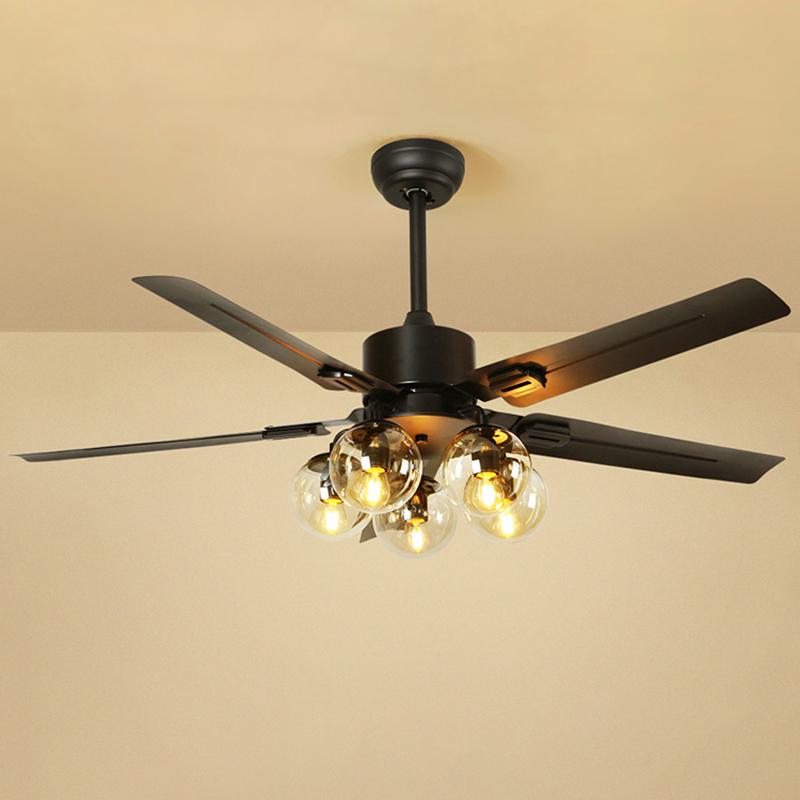 Ventilateur de Plafond en Verre | Circulation d'Air Silencieuse et Élégante