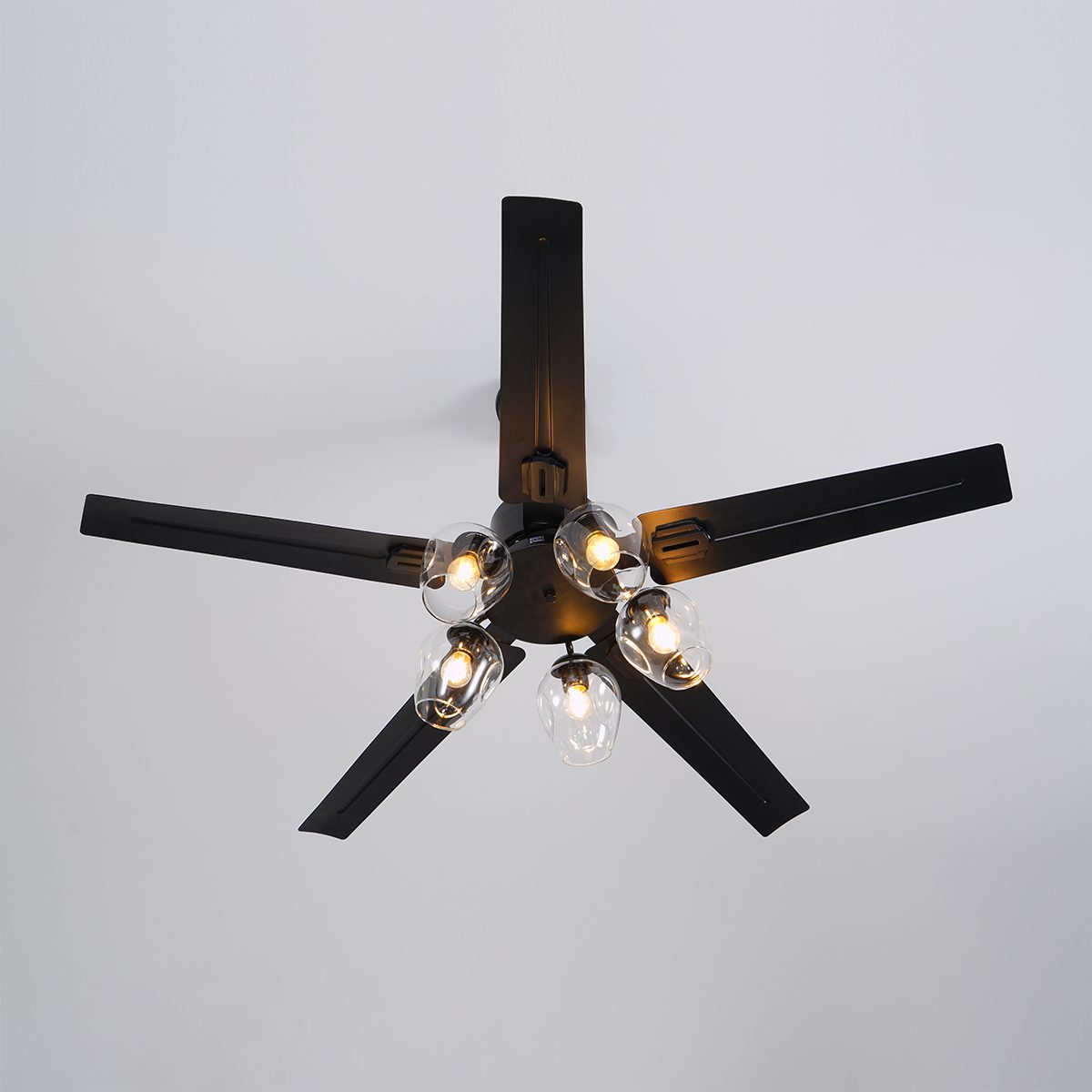 Ventilateur de Plafond en Verre | Circulation d'Air Silencieuse et Élégante