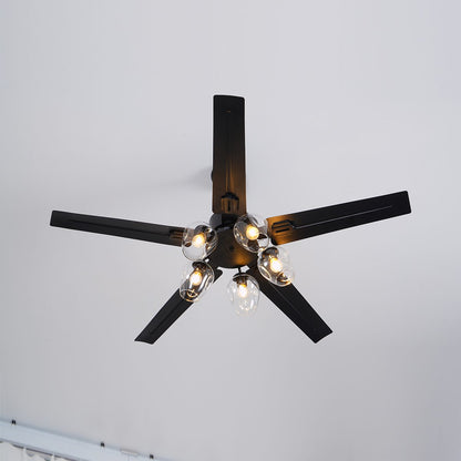 Ventilateur de Plafond en Verre | Circulation d'Air Silencieuse et Élégante