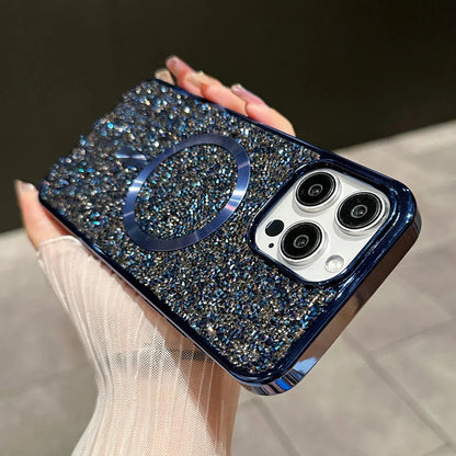 Coque Magnétique iPhone Paillettes | Protection Antichoc et Élégance Assurée