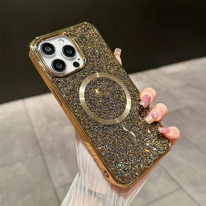 Coque Magnétique iPhone Paillettes | Protection Antichoc et Élégance Assurée