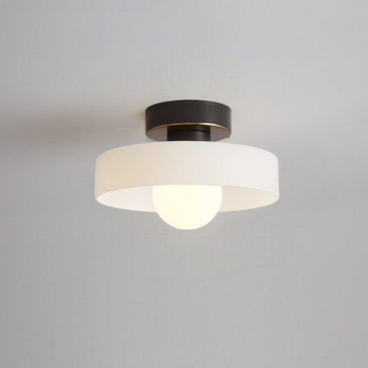 Lampe de Plafond Bauhaus Moderne | Élégance Contemporaine en Laiton et Verre
