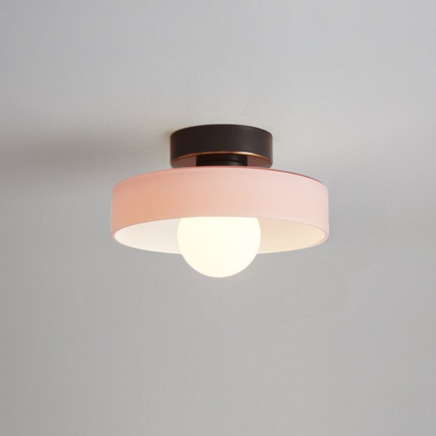 Lampe de Plafond Bauhaus Moderne | Élégance Contemporaine en Laiton et Verre