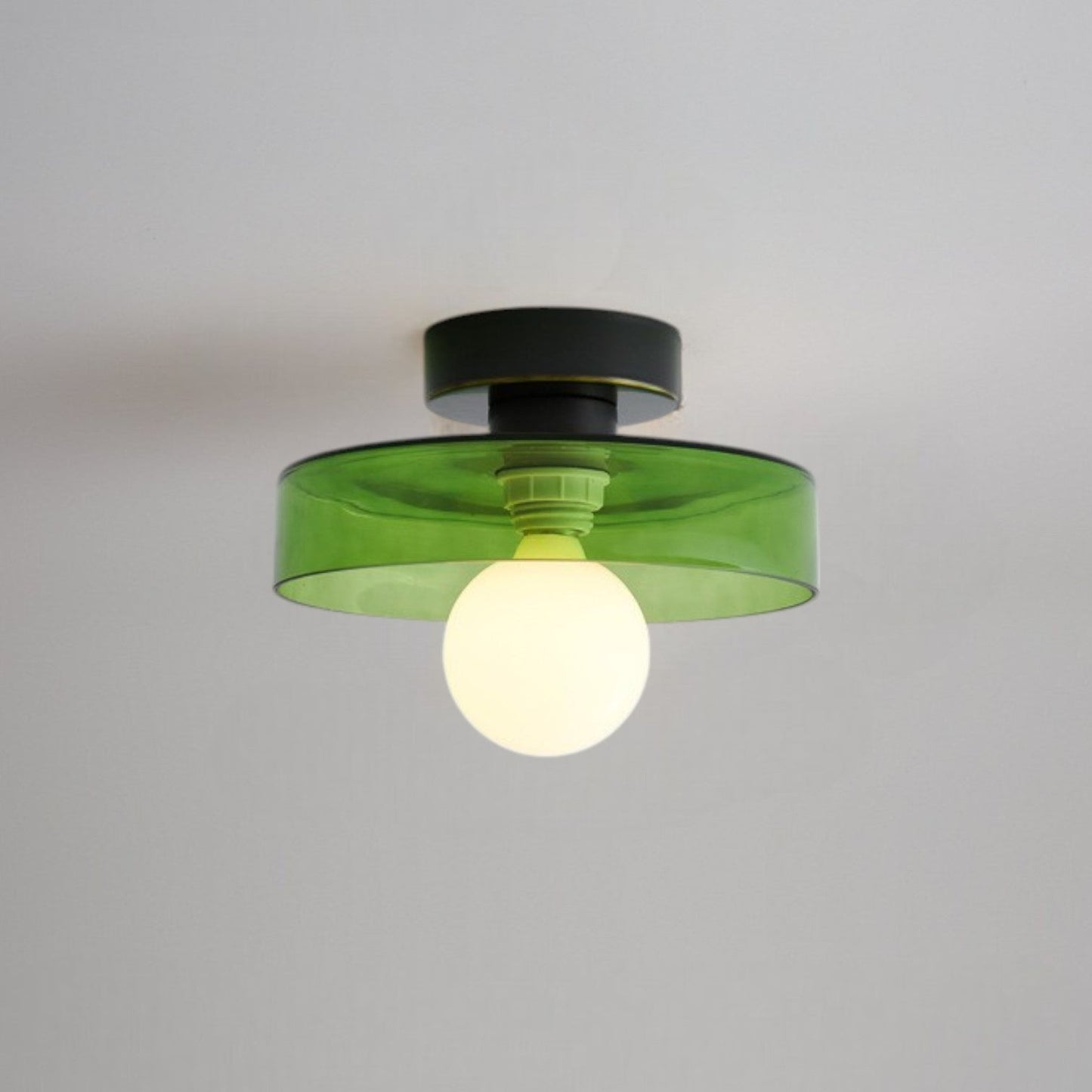 Lampe de Plafond Bauhaus Moderne | Élégance Contemporaine en Laiton et Verre