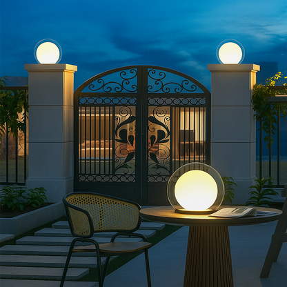 Lampe Solaire Lune Décorative | Éclairage Écologique et Élégant