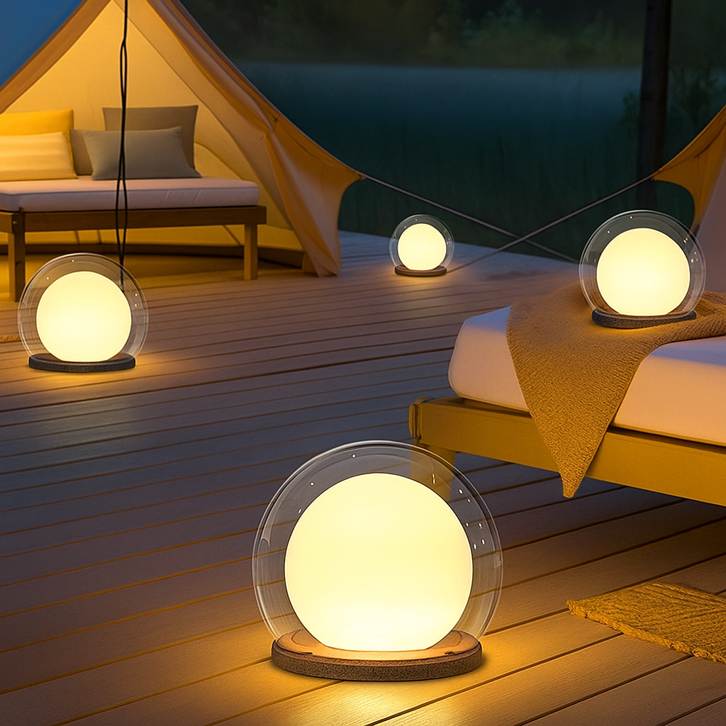 Lampe Solaire Lune Décorative | Éclairage Écologique et Élégant