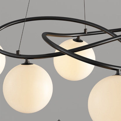 Lustre Noir Rétro Scandinave | Élégance Vintage pour Votre Intérieur