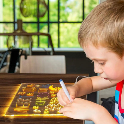 GlowCraft | Table de dessin LED pour enfants – Pour un divertissement créatif et éducatif pendant les vacances