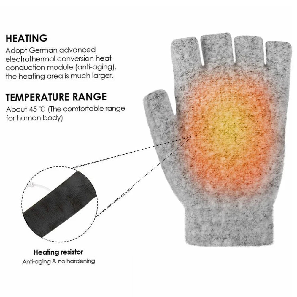 Gants Chauffants Électriques pour Hiver | Réglages de Température et Rechargeables USB