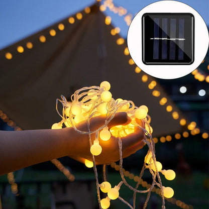 Guirlandes Lumineuses Solaire pour Jardin | Éclairage Écologique et Étanche