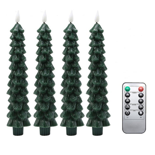 Bougies LED Décoratives pour Sapin | Ambiance Festive et Sécurisée