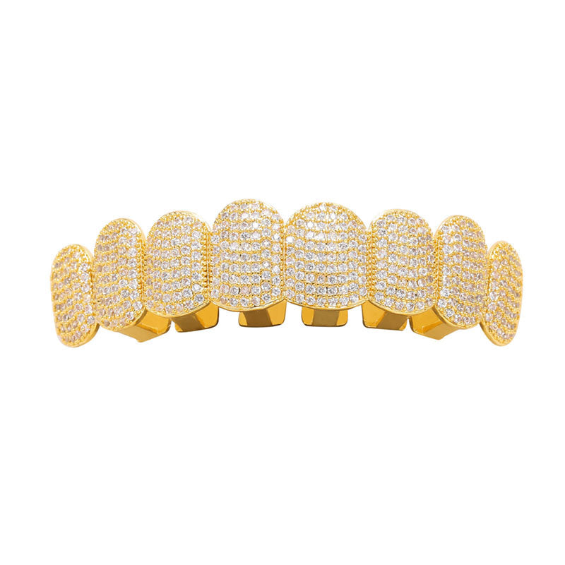 Grillz Hip-Hop Amovibles en Or | Style Audacieux pour Fêtes et Concerts