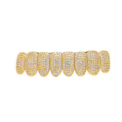 Grillz Hip-Hop Amovibles en Or | Style Audacieux pour Fêtes et Concerts