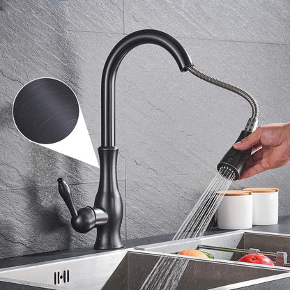 Robinet de Cuisine en Laiton Doré | Élégance et Fonctionnalité pour Cuisine Moderne