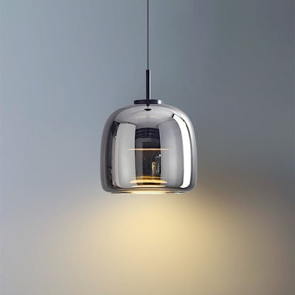 Suspension LED en Verre Rétro | Lueur Chaleureuse et Accueillante