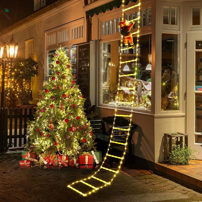 Guirlande de Noël Santa | Éclairage LED Élégant et Magique