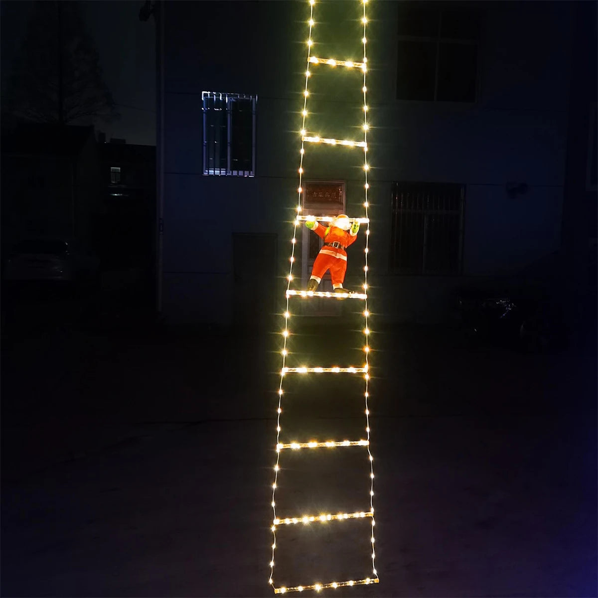 Guirlande de Noël Santa | Éclairage LED Élégant et Magique