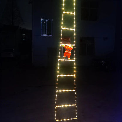 Guirlande de Noël Santa | Éclairage LED Élégant et Magique