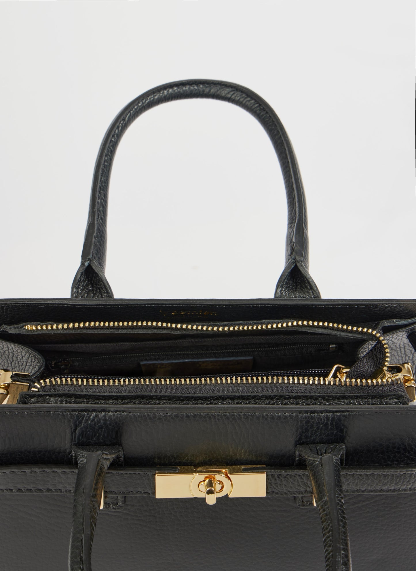 Sac à Main en Cuir Togo Noir | Chic et Polyvalent pour le Quotidien