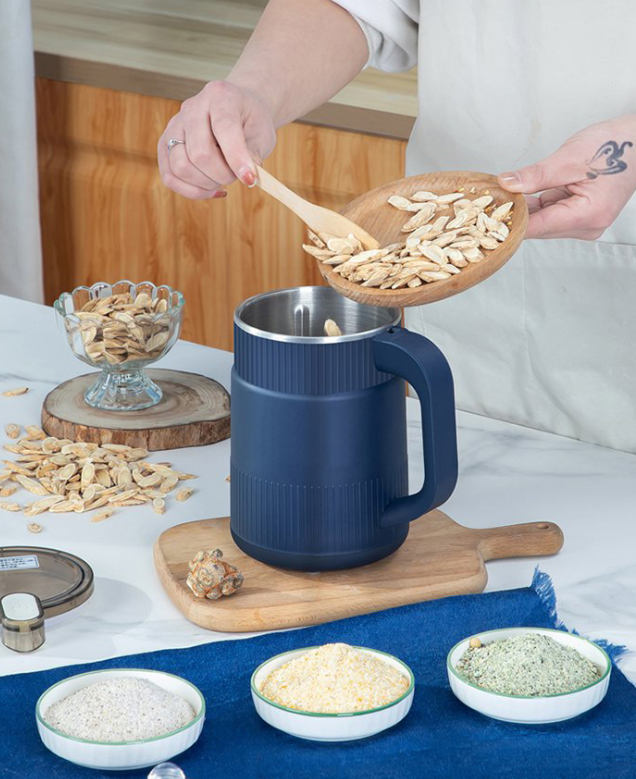 Moulin à Grains Électrique Compact | Farine Fraîche et Nutritive à Domicile