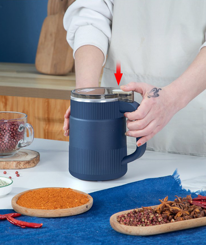 Moulin à Grains Électrique Compact | Farine Fraîche et Nutritive à Domicile