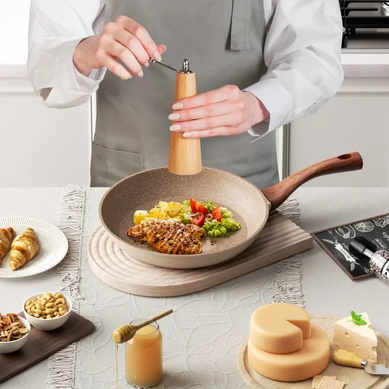 Poêle Antiadhésive en Aluminium | Cuisine Facile et Pratique au Quotidien