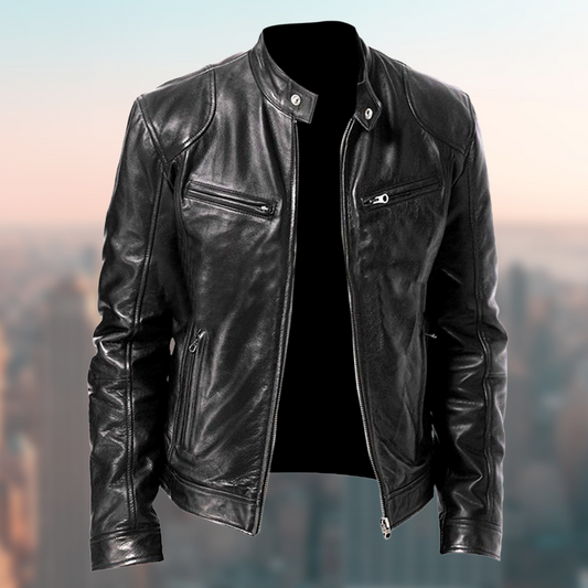 Veste en PU pour Homme | Élégance Moderne et Polyvalente