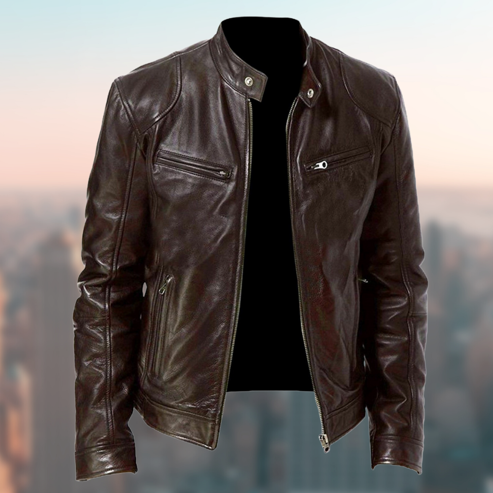 Veste en PU pour Homme | Élégance Moderne et Polyvalente
