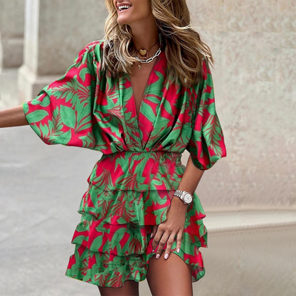 Robe Mini Élégante en Polyester | Confort et Style Polyvalent