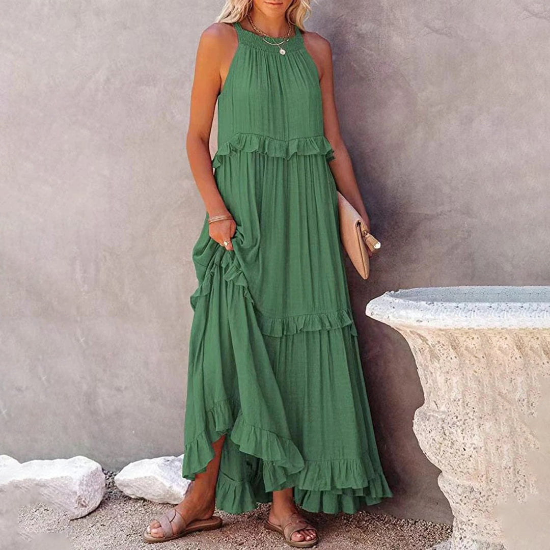 Robe Maxi Élégante à Couches | Style Flatteur pour Toutes les Occasions