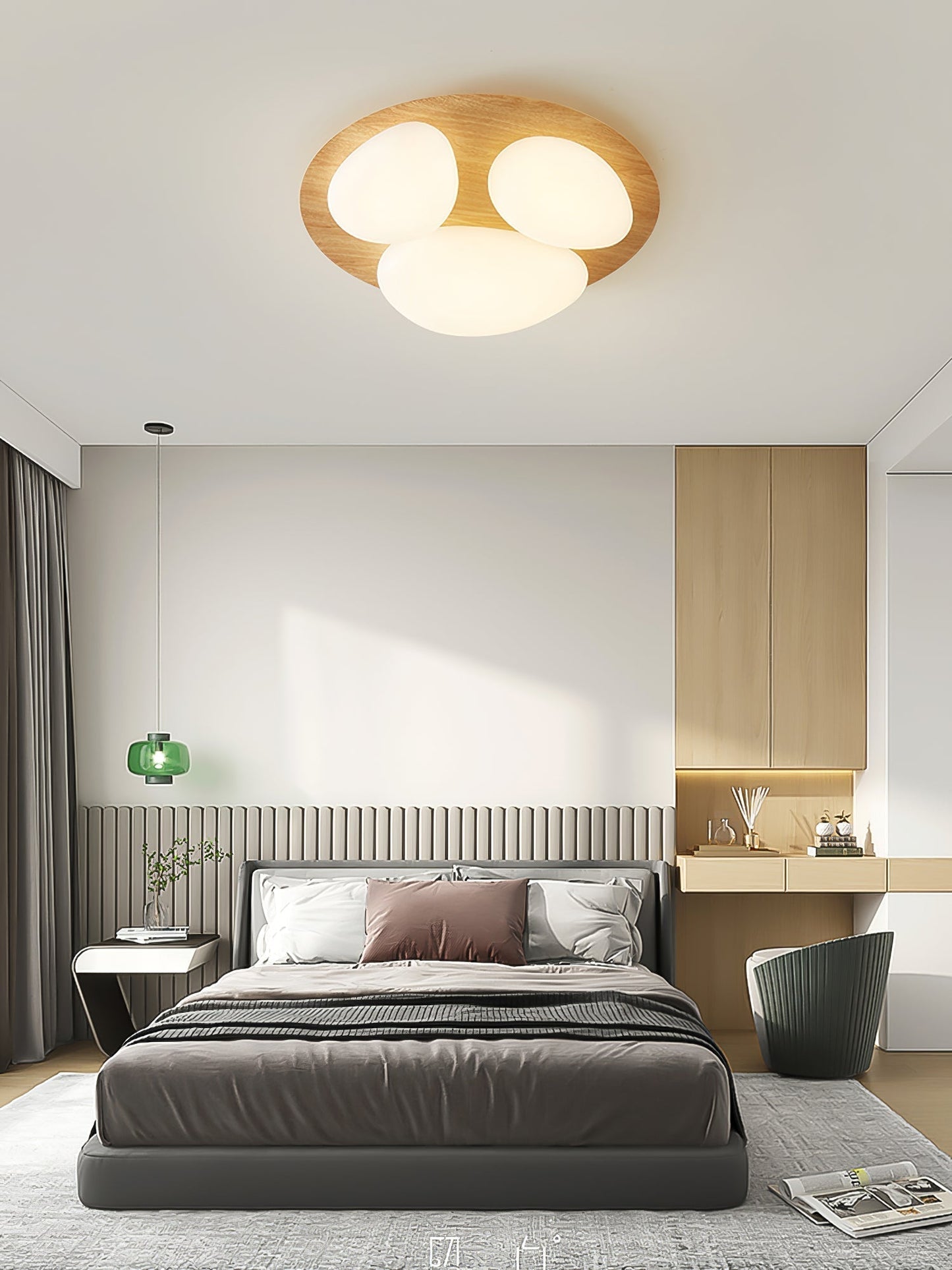 Plafonnier LED Minimaliste | Éclairage Homogène et Ambiance Chaleureuse