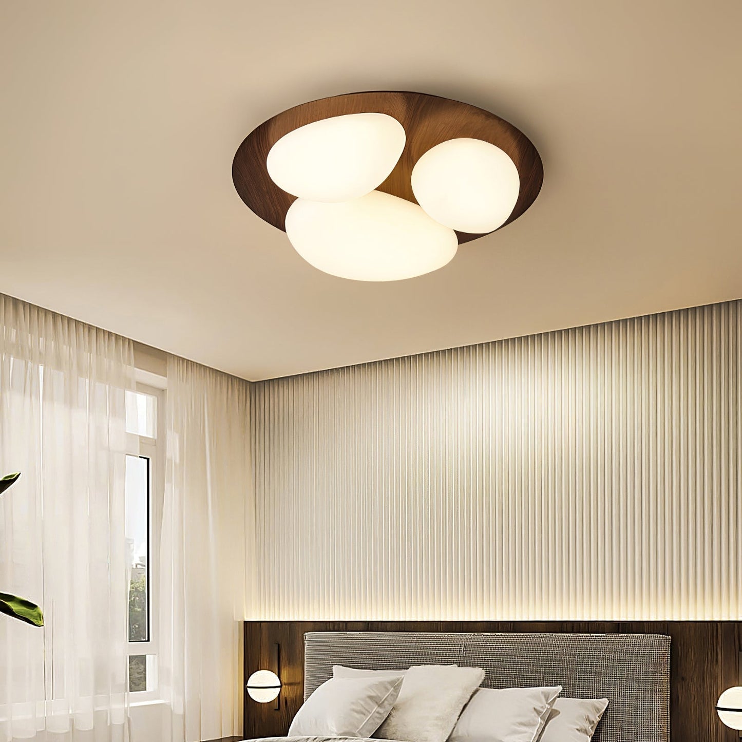 Plafonnier LED Minimaliste | Éclairage Homogène et Ambiance Chaleureuse