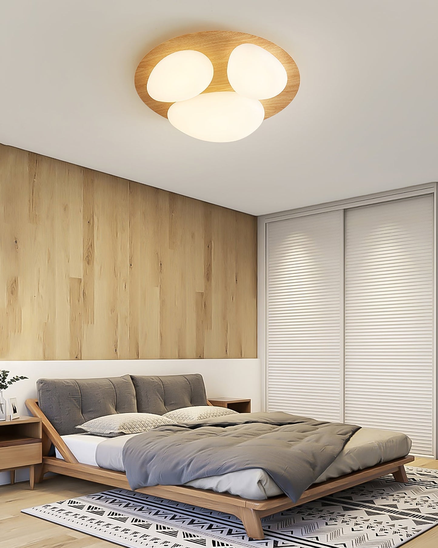 Plafonnier LED Minimaliste | Éclairage Homogène et Ambiance Chaleureuse