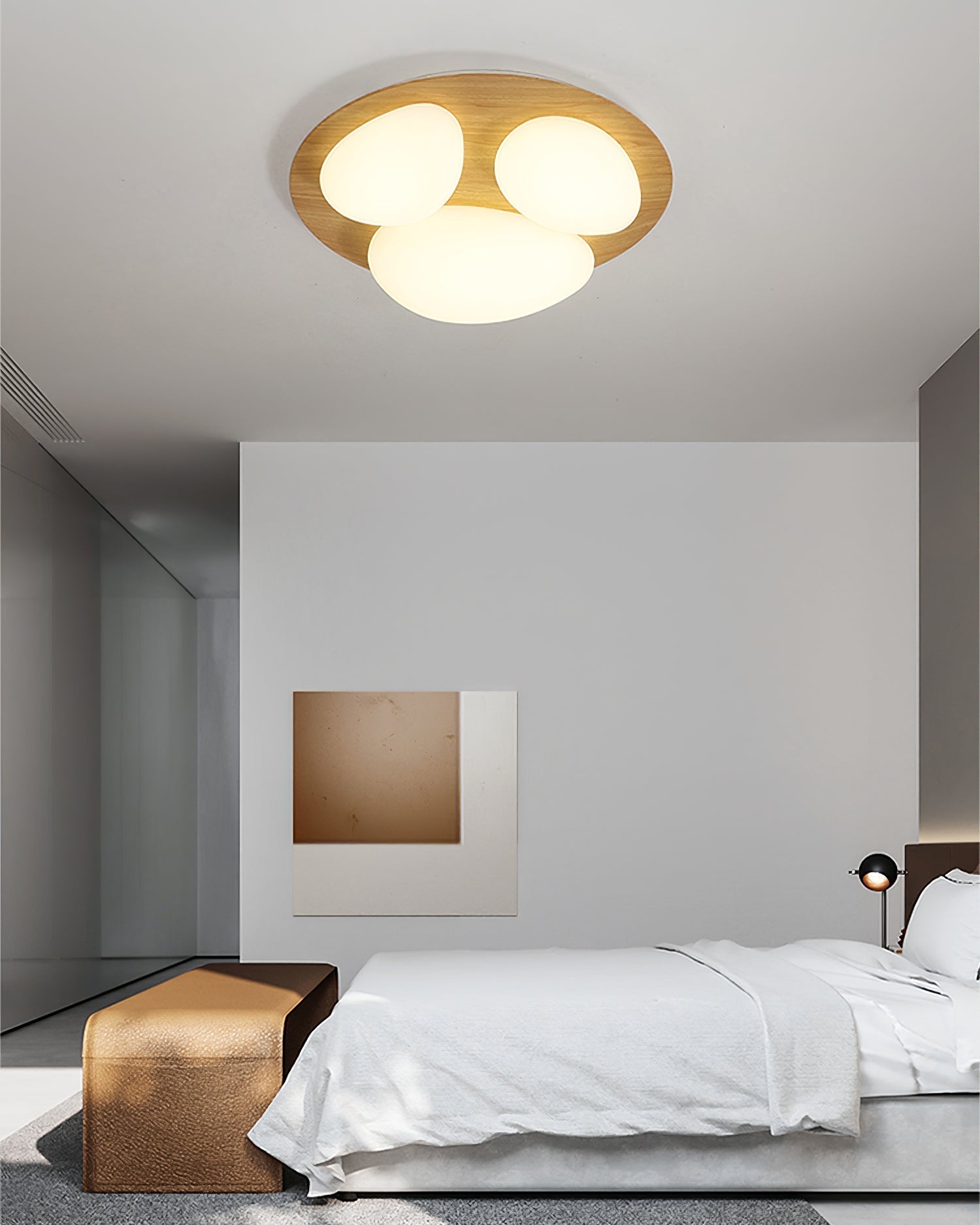 Plafonnier LED Minimaliste | Éclairage Homogène et Ambiance Chaleureuse