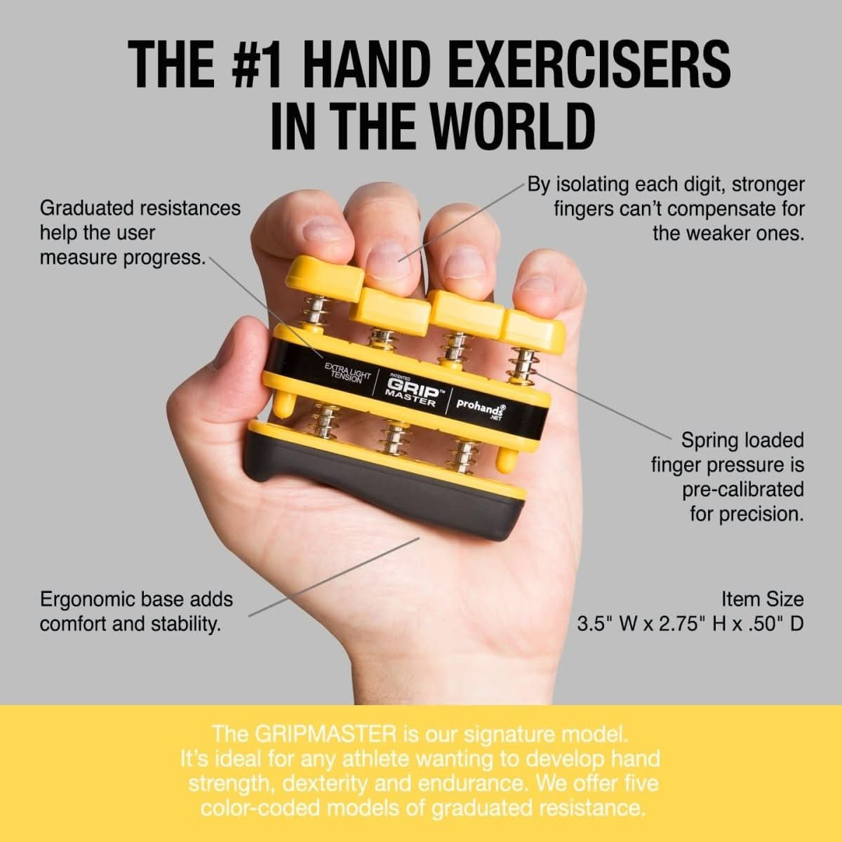 Exerciteur de Doigts pour Force et Flexibilité | Compact et Ajustable pour Entraînement Personnalisé