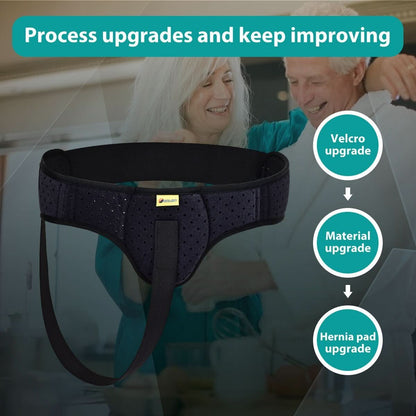Ceinture Hernie Inguinale Ajustable | Soutien Doux et Confort Quotidien