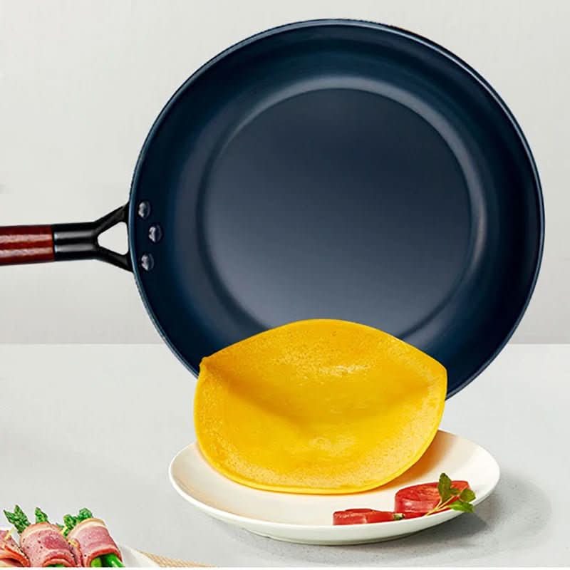Ironvera Poêle en Fonte | Poêle Antiadhésive Professionnelle | Répartition Uniforme de la Chaleur | Ustensiles de Cuisine Sains & Durables