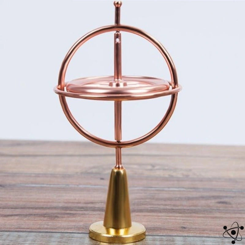 Gyroscope Scientifique en Métal | Apprentissage STEM et Réduction du Stress