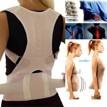 Support Postural Magnétique Ajustable | Soulagement et Alignement Sains du Dos