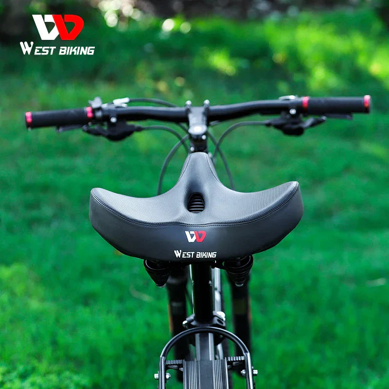Selle de vélo confortable | Coussin épais et design respirant