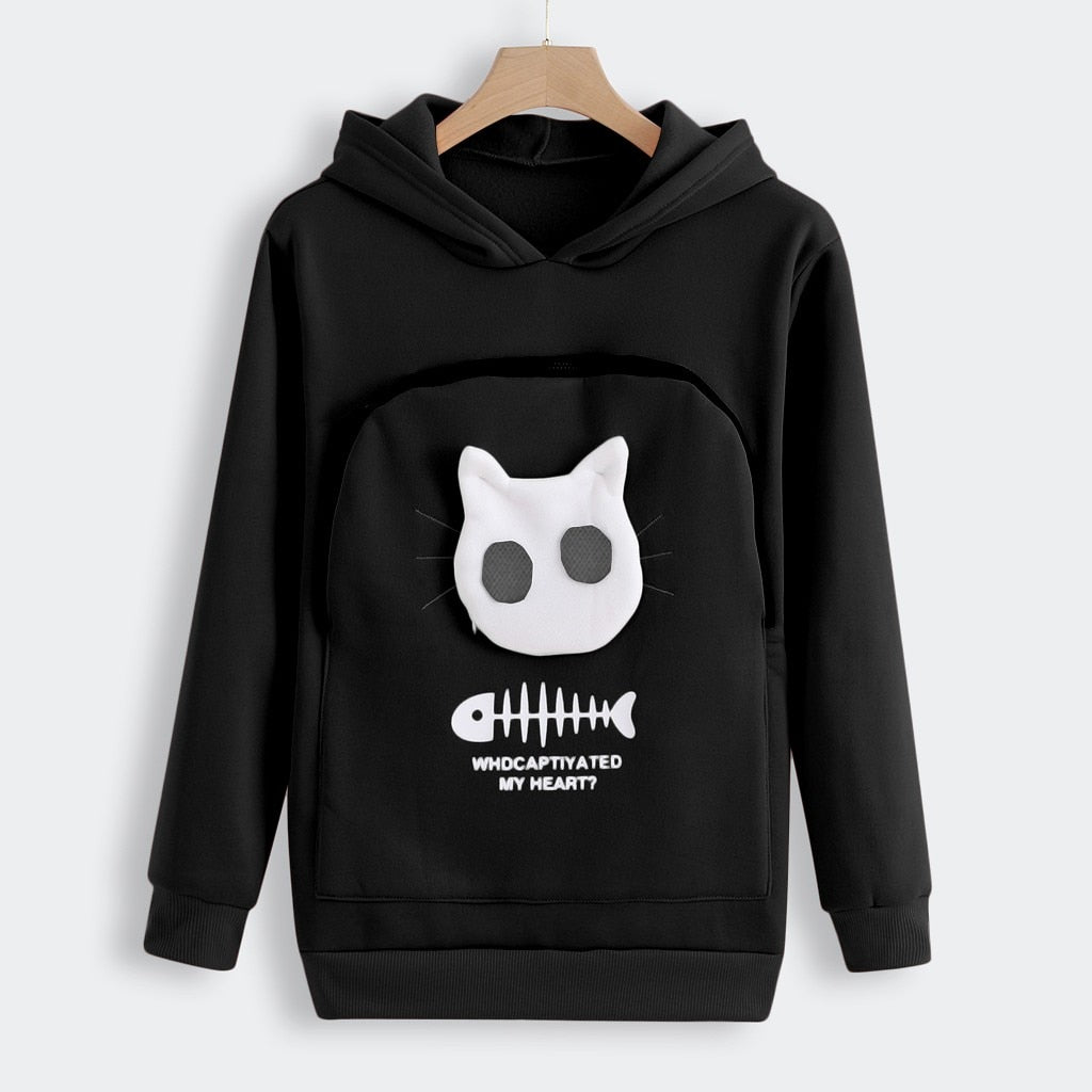 Pull d'Étreinte pour Animaux | Confort en Coton avec Poche Amovible