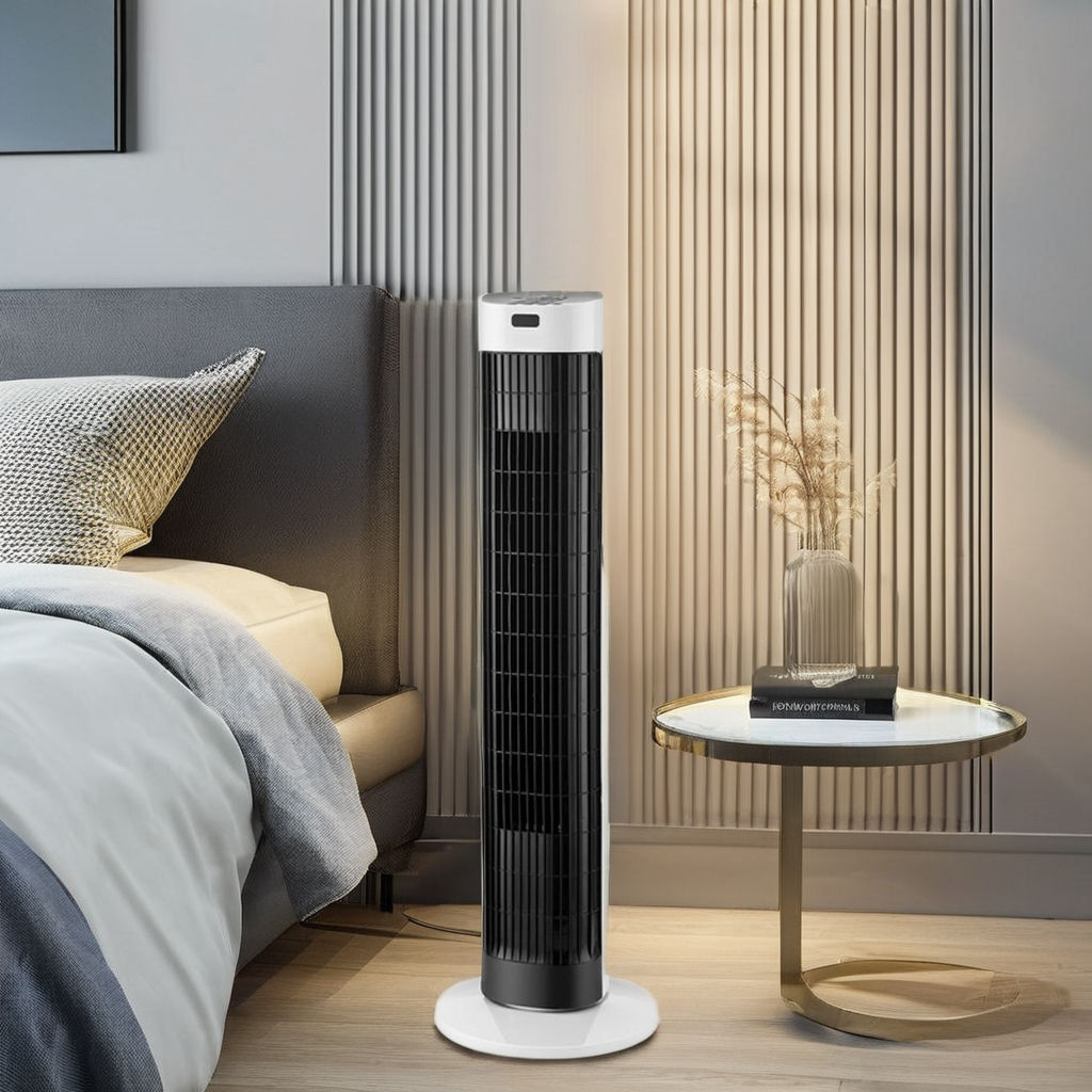 Ventilateur de Tour Silencieux 28 Pouces | Refroidissement Élégant et Sûr