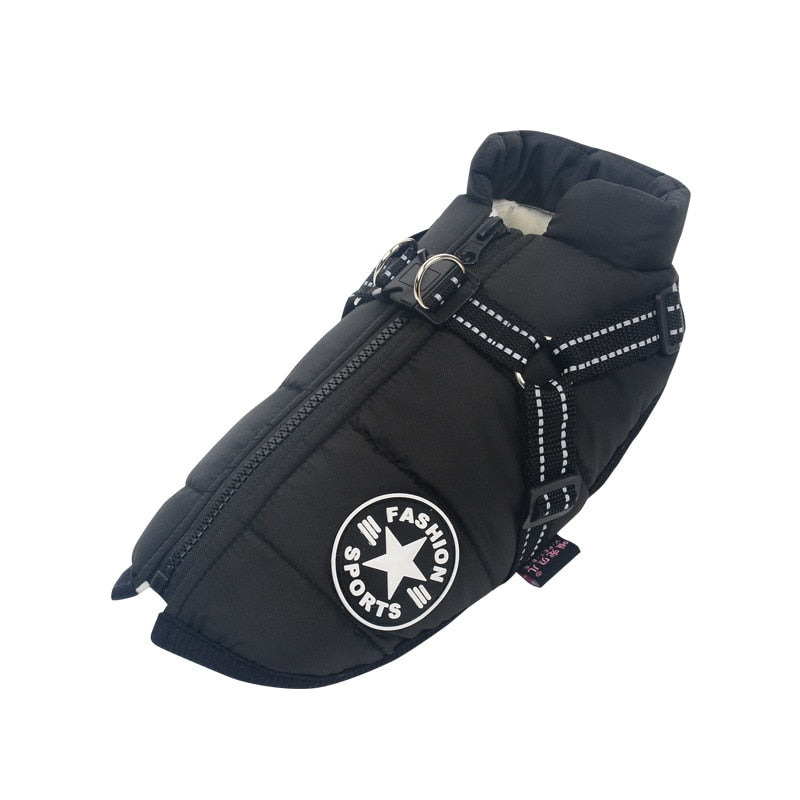 Manteau pour Chien Isolé avec Harnais | Protection et Confort par Tous les Temps