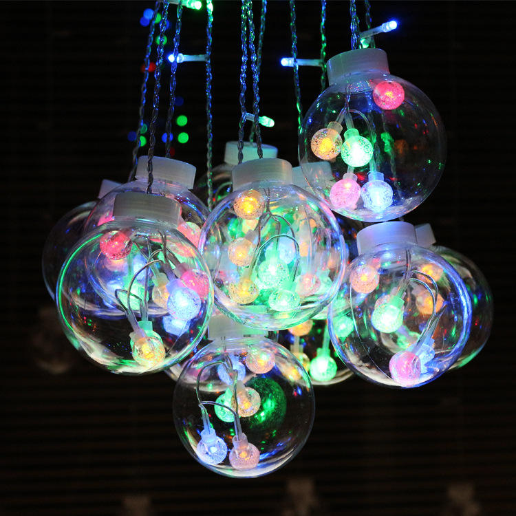 Luminaires Suspendus LED pour Extérieur | Ambiance Blanc Chaud et Multicolore