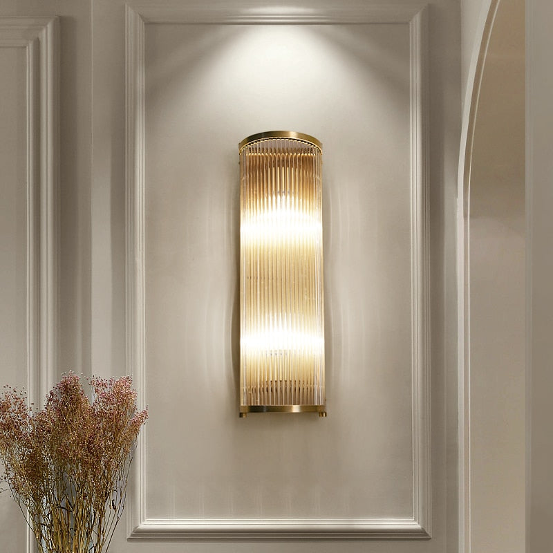 Lampe Murale en Cuivre Élégante | Éclairage Luxueux et Fonctionnel