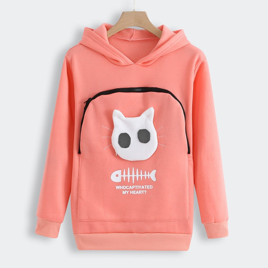 Pull d'Étreinte pour Animaux | Confort en Coton avec Poche Amovible